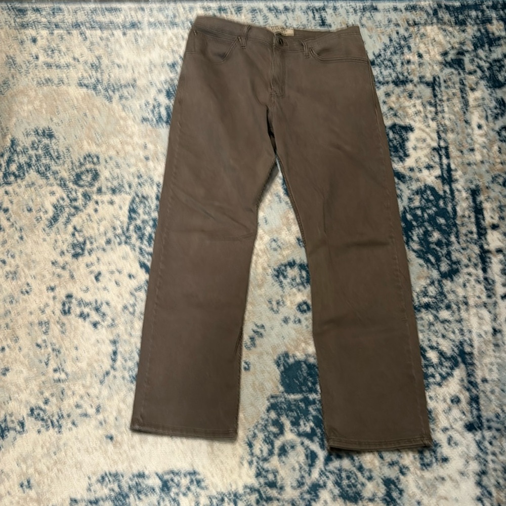 Wrangler Slim Straight Denim Jeans Men's Size 33X30  dark- Tan Medium Wash-NWOT